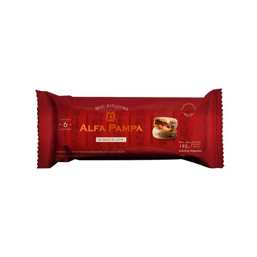 Alfajor Mini Maicena Alfa Pampa X192 Gr