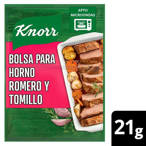 Condimento Sabor Al Horno Knorr Romero Y Tomillo 21 G