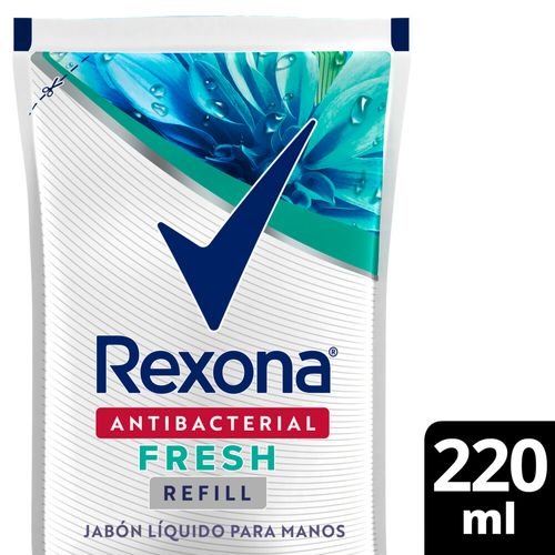 Jabón Líquido Antibacterial Rexona Fresh 220ml