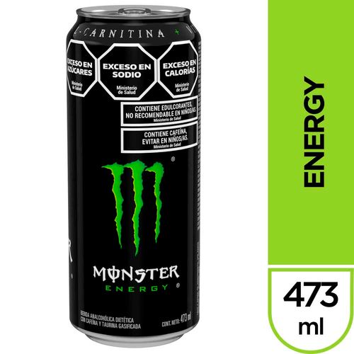 Bebida Energizante Monster Energy 473 Ml