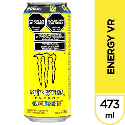 Bebida Energizante Monster Energy Vr 473 Ml