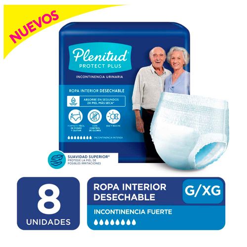 Ropa Interior Plenitud Protec Plus G/xg 8u