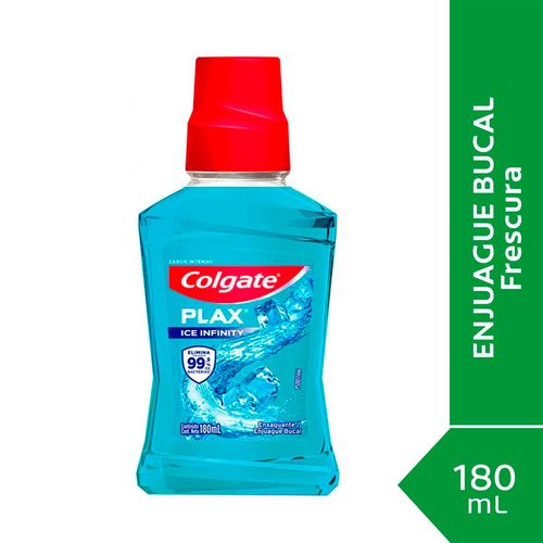 Enjuague Bucal Colgate Plax Ice Infinity 180ml