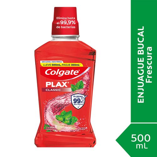 Enjuague Bucal Colgate Plax Rojo 500 X 350 Ml