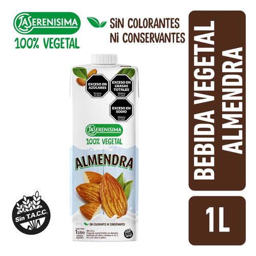 Bebida Vegetal La Serenísima Almendras 1 L