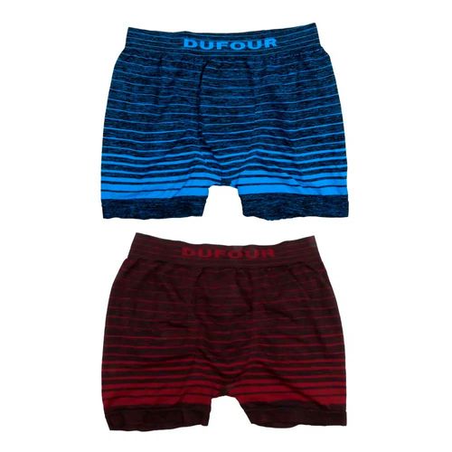 Boxer Dufour Hbre Rayas S/costura T.xxl X 1 Un-rayas Anchas-1-s/e-un.-1