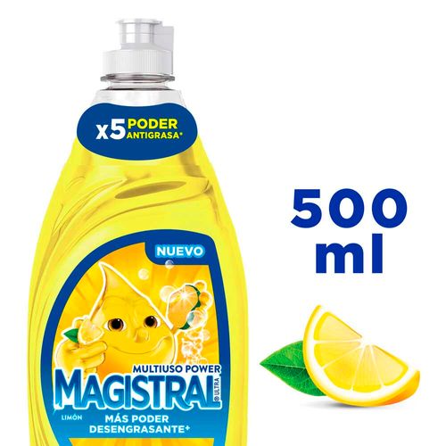 Lavavajilla Magistral Limon Power 500ml