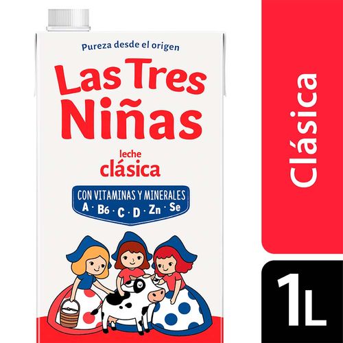 Leche Clásica 3% Ent Las Tres Niñas Uht