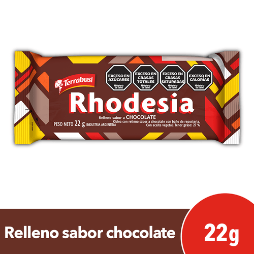 Rhodesia Chocolate Unidad 22 Gr