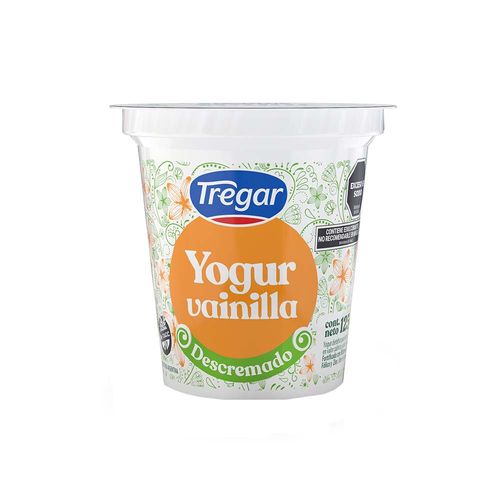 Yogur Descremado Tregar Vainilla 125g