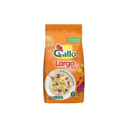 Arroz Gallo Largo Fino 1kg