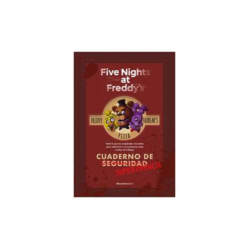 Five Night At Freddys-cuaderno Prh
