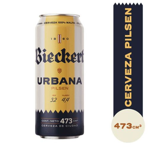 Cerveza Bieckert Urbana 473cc