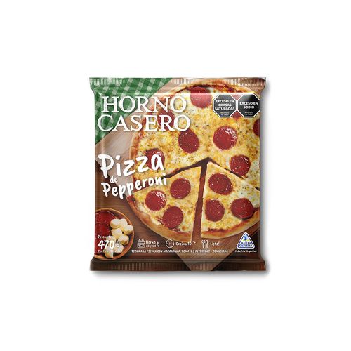 Pizza Horno Casero Peperoni 470 Gr