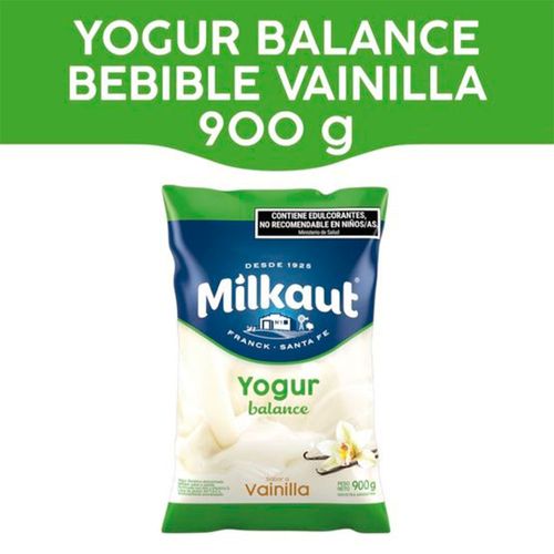 Yogur Milkaut Balance Vainilla 900g