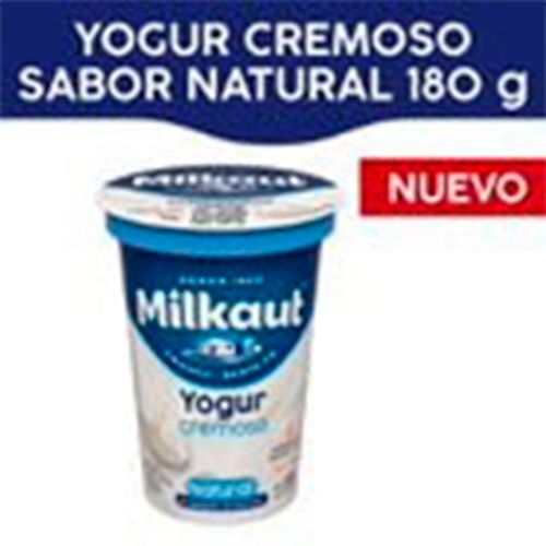 Yogur Natural Milkaut Cremoso 180g