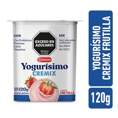 Yogur Yogurisimo Sabor Frutilla X120g