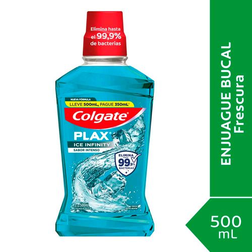 Enjuague Bucal Colgate Plax Ice Infinity 500 X 350 Ml