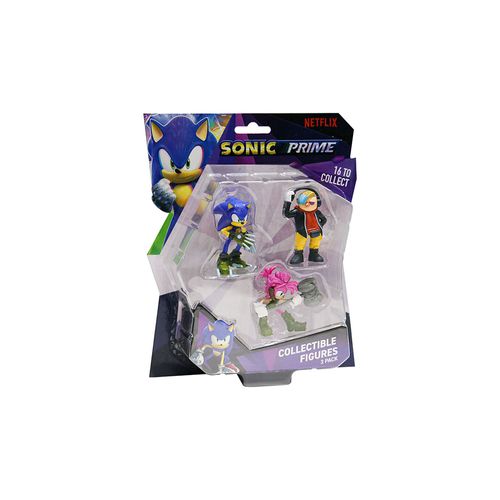 Figura Sonic 6,5cm X3