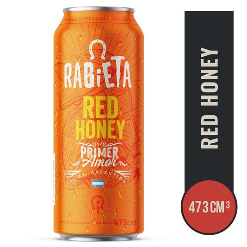 Cerveza Rabieta  Red Honey 473 Ml