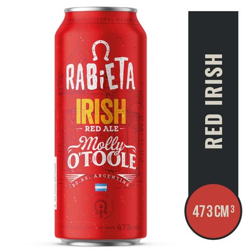 Cerveza Rabieta Red Irish Ale 473 Ml