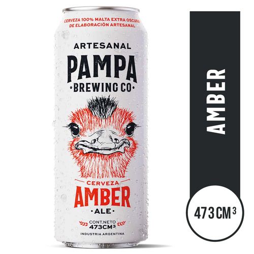 Cerveza Pampa Brewing Amber Ale 473 Ml