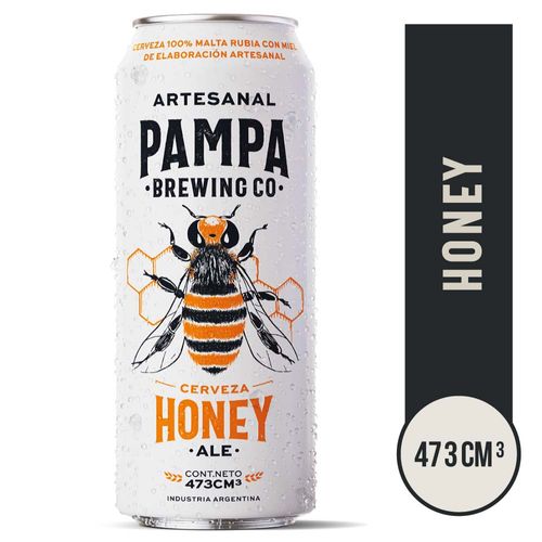 Cerveza Pampa Brewing Honey 473 Ml