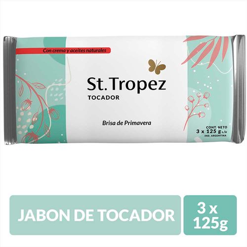 Jabón Tocador St Tropez Brisa De Primavera 3x1