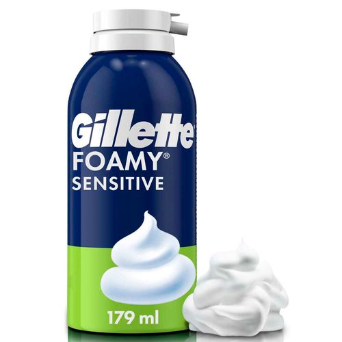 Espuma Afeitar Gillette Foamy Sensitive 179ml