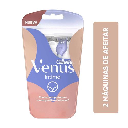 Venus íntima Maquina De Afeitar Desechable  2 Und