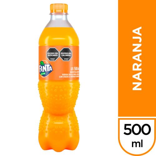 Gaseosa Fanta Naranja 500 Ml