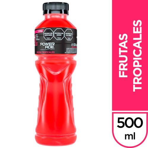 Bebida Isotónica Powerade Frutas Tropicales Botella 500 Ml