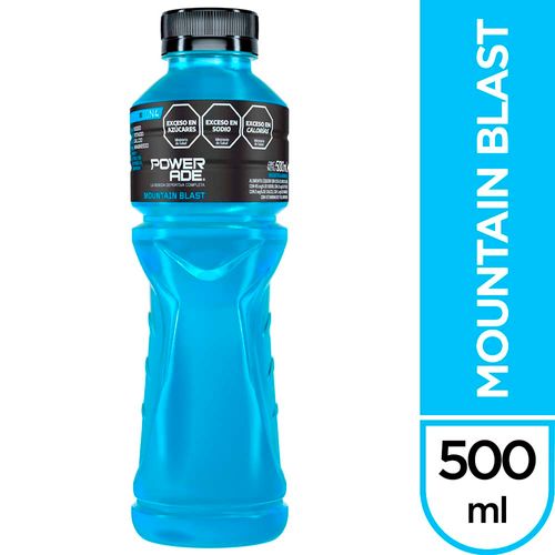 Bebida Isotónica Powerade Mountain Blast Botella 500 Ml