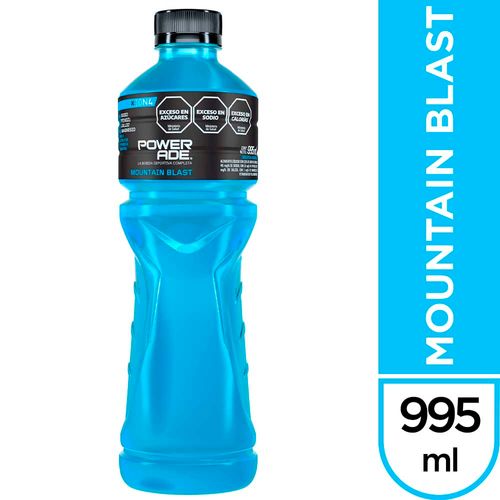 Bebida Isotónica Powerade Mountain Blast Botella 995 Ml
