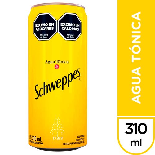 Gaseosa Schweppes Tonica Lata 310 Ml