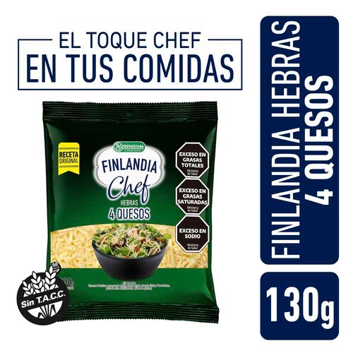 Queso Finlandia Heb 4 Qso Sob 130gr.