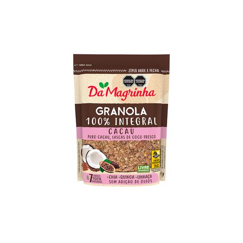 Granola Integral Cacao Da Magrinha 250 Gr