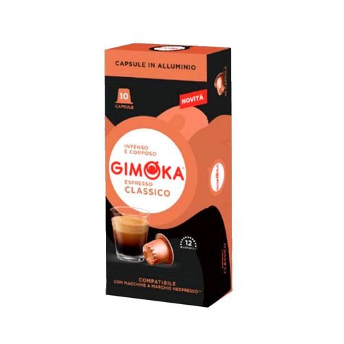 Capsulas De Café Espresso Clasico Gimoka 10 U