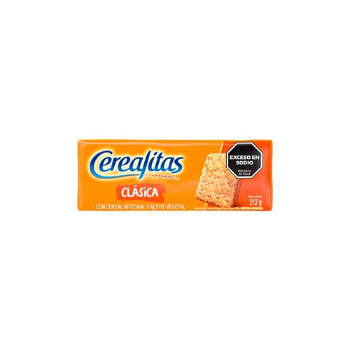 Galletitas Cracker Cereal Clásicas Cerealitas 212 Gr