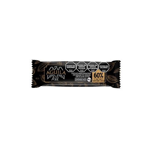Barrita Chocolate Aguila 60cacao X14g