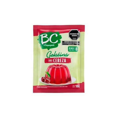 Gelatina Cereza Light Bc X18 G