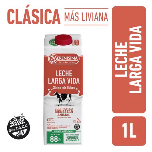 Leche Uat La Serenisima Larga Vida 1lt