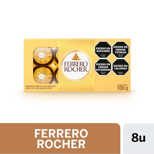 Bombones Ferrero Rocher 8 U