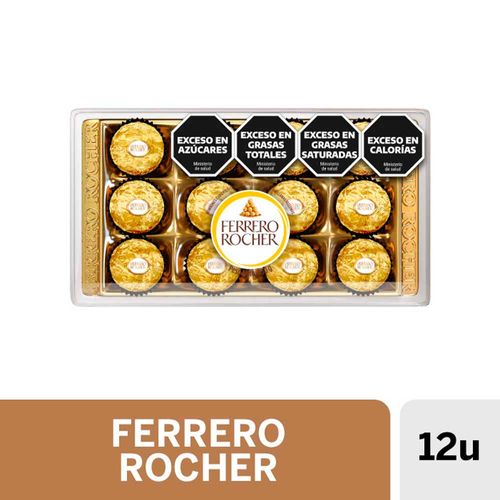 Bombones Ferrero Rocher 12 U