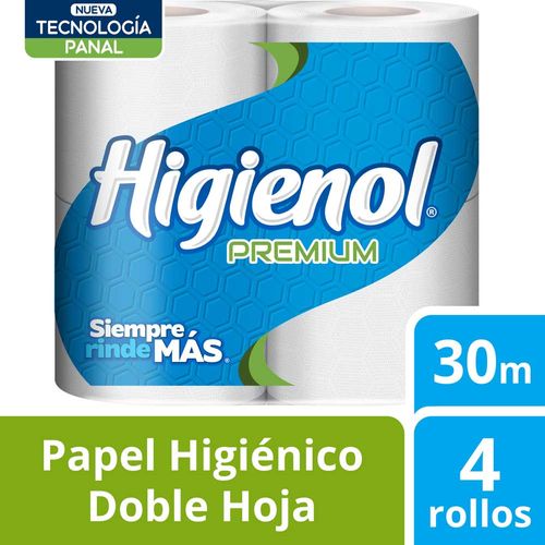 Papel Higienico Higienol Doble Hoja Premium 4x