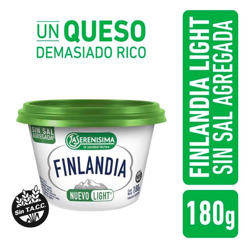 Queso La Serenisima Finlandia Reducido En Calorías 180g