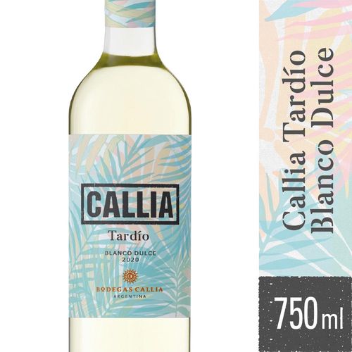 Vino Callia Tardio Blanco 750 Ml