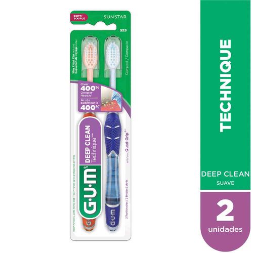 Cepillo Dental Gum Technique Deep Clean X 2 U