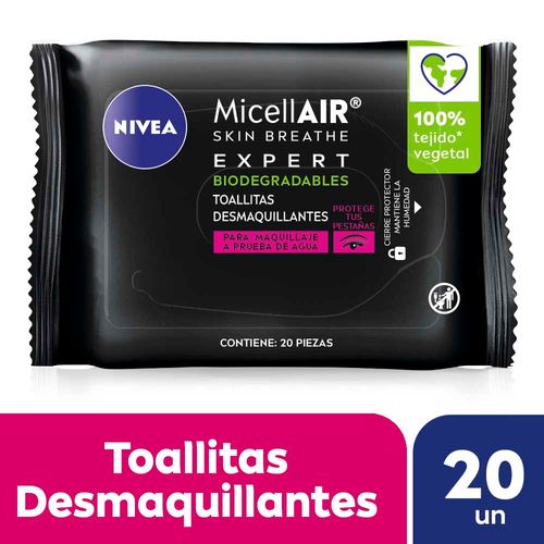 Toallitas Desmaquillantes Nivea Micellair Expert 20 Un