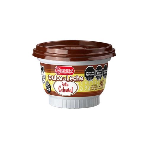 Dulce De Leche La Serenisima Colonial 250g